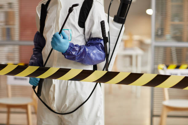 Professional Hoarding Cleanup technician working in Wyandanch, NY